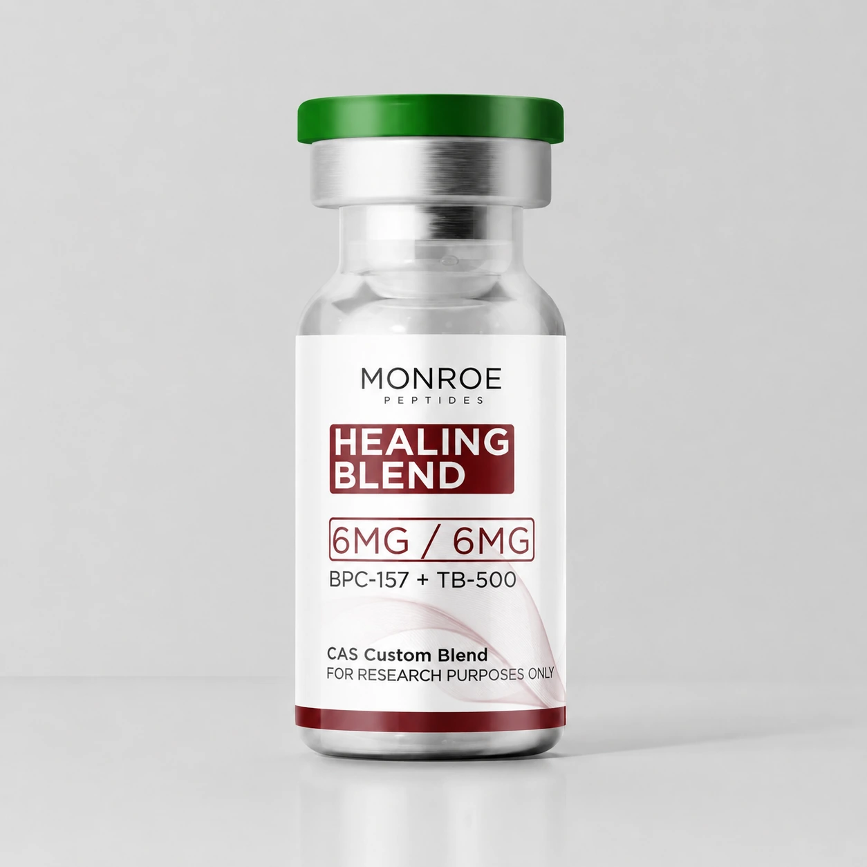 BPC-157 / TB-500 Blend — 6mg/6mg vial; product photograph
