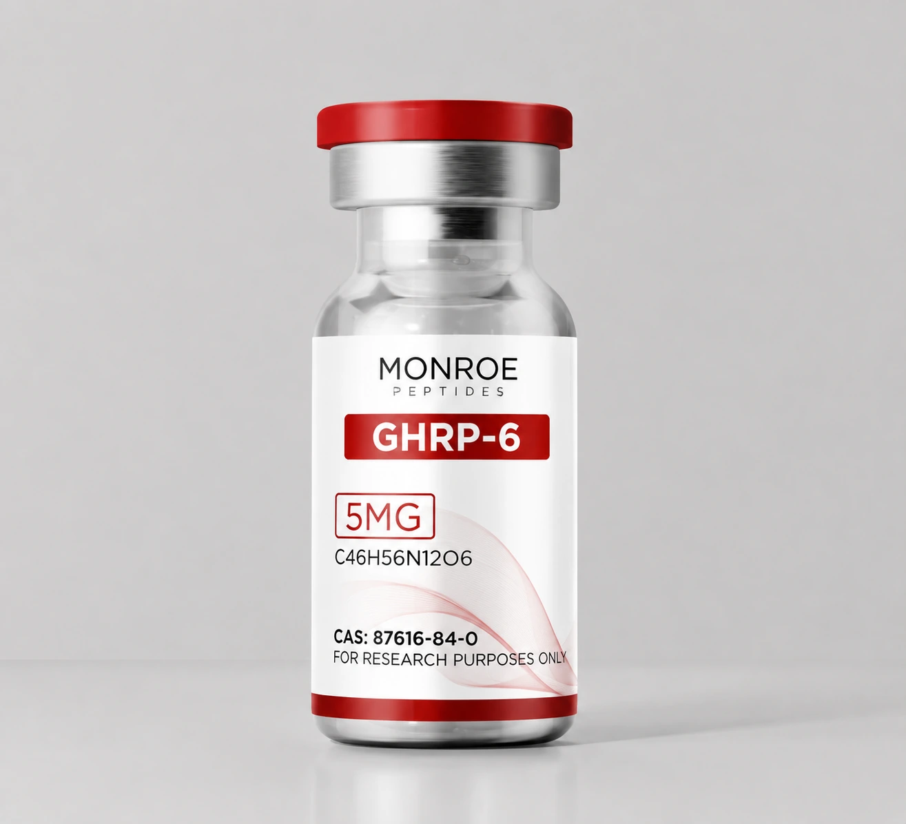 GHRP-6 — 5mg vial; product photograph