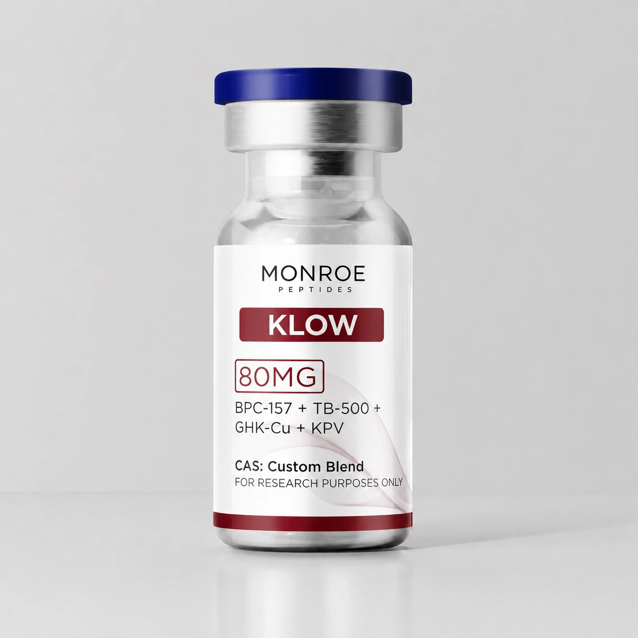 KLOW Blend — 80mg vial; product photograph