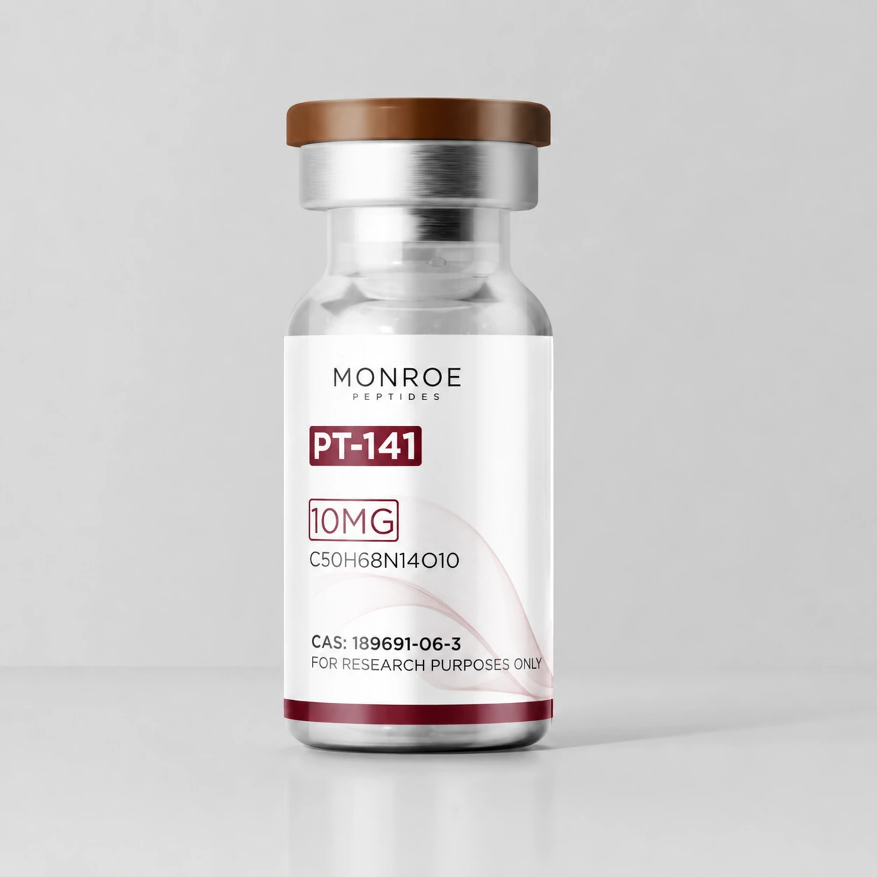 PT-141 — 10mg vial; product photograph