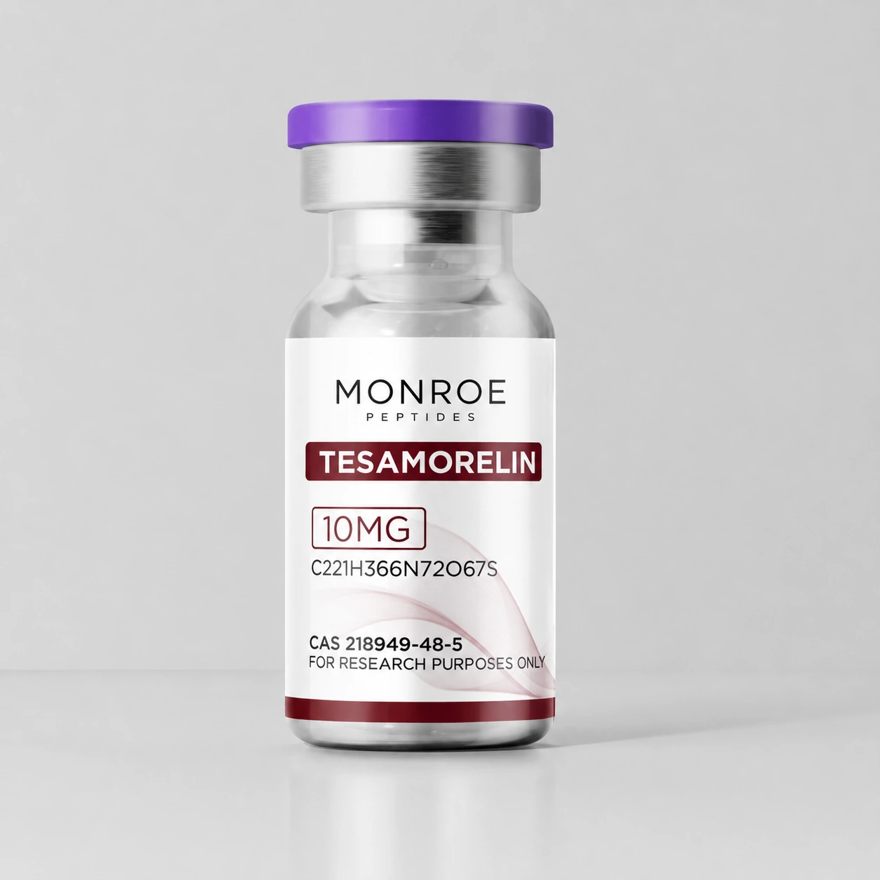 Tesamorelin — 10mg vial; product photograph